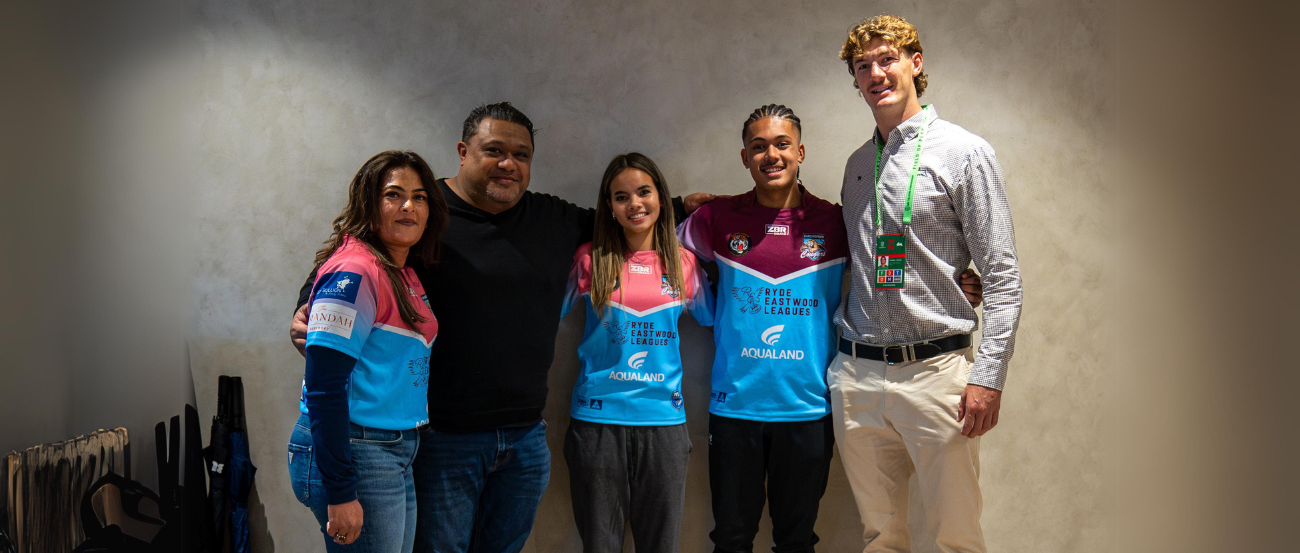 Carlingford Cougars Sponsorship-South Sydney Rabbitohs Graham Campbell