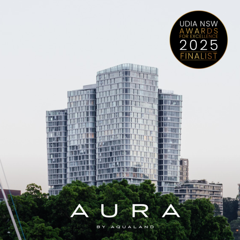 AURA by Aqualand in North Sydney, finalist in the 2025 UDIA NSW Awards