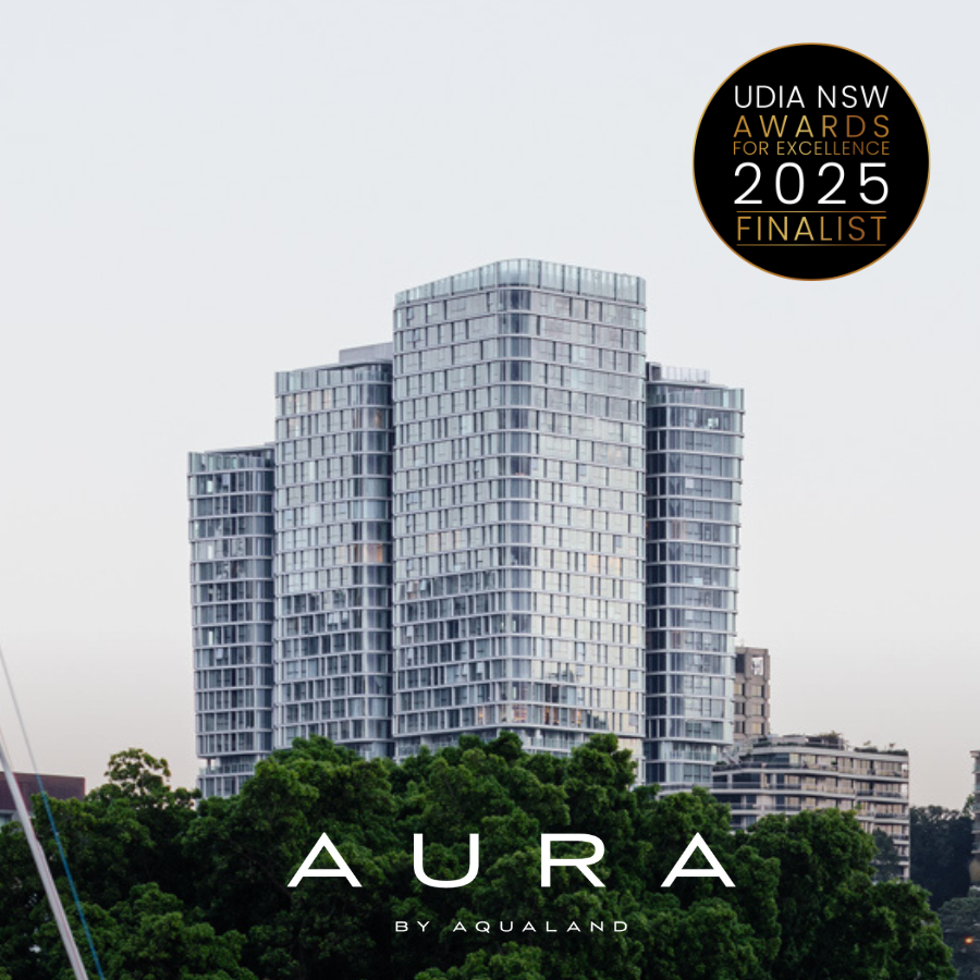 AURA by Aqualand in North Sydney, finalist in the 2025 UDIA NSW Awards